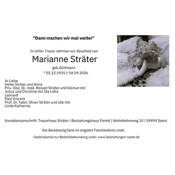 Portrait von Marianne Sträter
